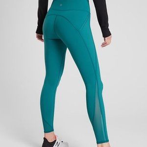 Athleta Coastal Teal Salutation Stash Pocket Power